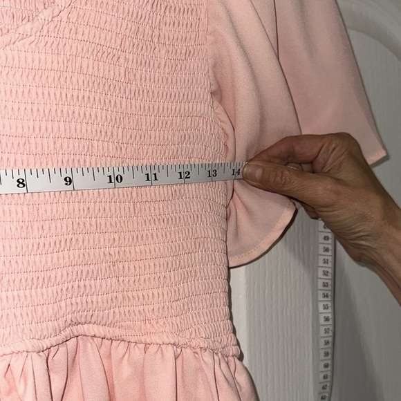 Lillusory Charming Pink Peach Dress size medium - Picture 7 of 8